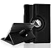 Produktbild Luch iPad Mini 1 2 3 Hülle, 360° Grad rotierend Schutzhülle Stand Case Cover Kunstleder Hülle Etui mit Auto Schlaf/Wach Funktion für Apple iPad Mini 3 iPad Mini 2 iPad Mini, Schwarz