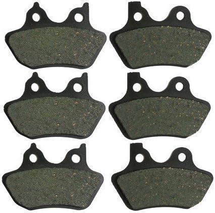 Front and Rear Brake Pads replacement for Harley Davidson V-Rod VRSCA VRSCB 2002 2003 2004 Road King Touring Flhrci Classic 2000 2001 2002 2003 2004 2005 2006 2007