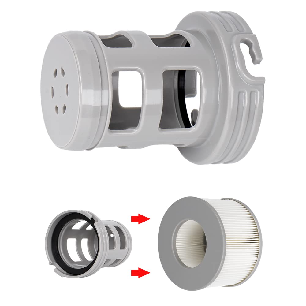 Distributeur à Vis Pour Filtre De Spa Gonflable - Compatible Lay Z Spa, Colemann, En PVC Résistant