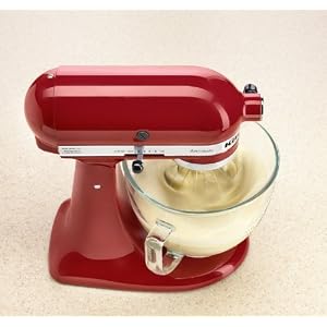KitchenAid 5 Qt Tilt Head Glass Bowl with Measurement Markings Lid