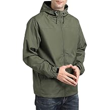 Topsky Men's Casual Hooded Jacket, Spring Clothes, Autumn Clothes, Winter, Cold Protection, Thick, Waterproof, Jumper, Blouson, Outerwear, Full Zip, Military Windbreaker, Men's, Large Size, Outdoor