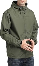 Topsky Men's Casual Hooded Jacket, Spring Clothes, Autumn Clothes, Winter, Cold Protection, Thick, Waterproof, Jumper, Blouson, Outerwear, Full Zip, Military Windbreaker, Men's, Large Size, Outdoor