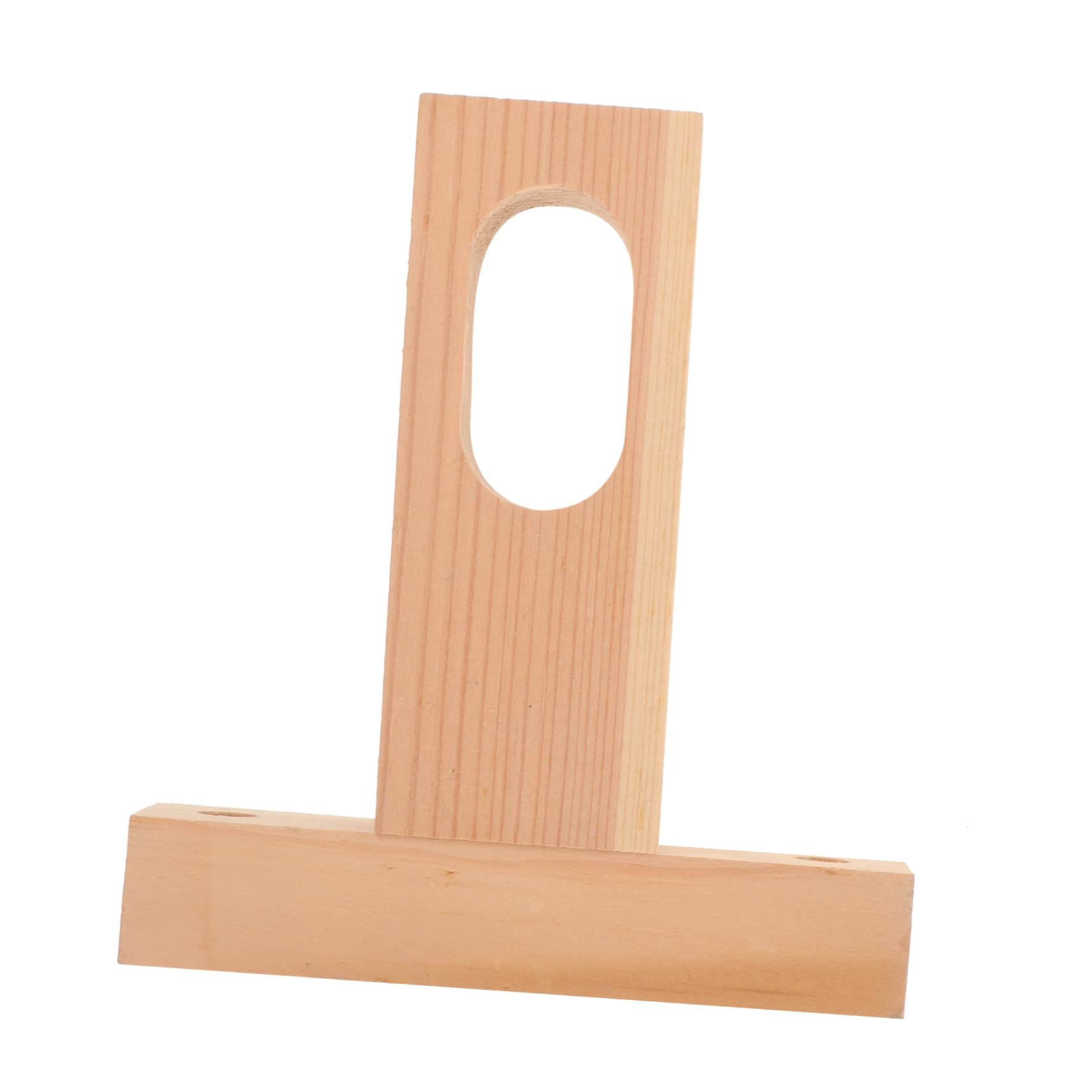 JECOMPRIS Wooden Closet Pole Bracket Sturdy Rod Holder for Wardrobe Easy Installation Smooth Surface Wood Design for Home and Closet Use