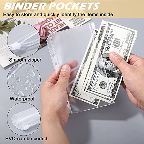 Elekin A6 Budget Binder, A6 Ringbandmap 35 Stuks, met Budget Envelop, Budget Vel, Budget Pocket, Etiketten, Pennen en… - Afbeelding 6