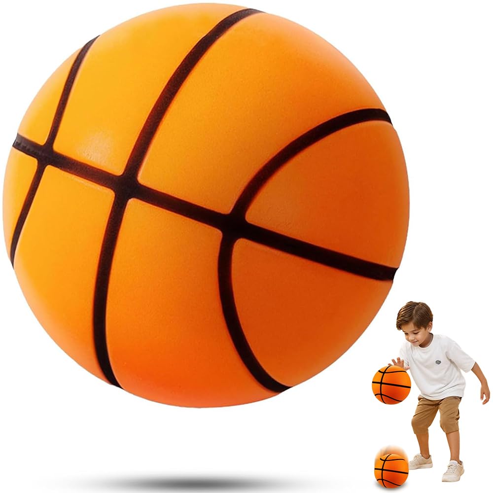 Dribble Dream Silent Basketball 29.5, 2025 New Upgrade 3D Indoor Training Quiet Ball, Foam Gift for Youth