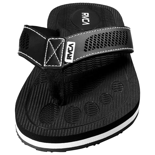 RVCA Perforated T-Bar Sandals - Breathable, Cushioned, and Durable Footwear3