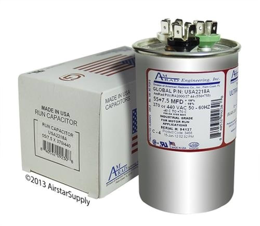 ｒｈ９０５ Amazon.com: 45/5 MFD 370 Volt Dual Round Run Capacitor