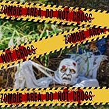 Horror Decor Zombie Caution Tape,Zombie Decorations Birthday Spooky Scary Party Decorations,Zombie Prop,Barricade DO NOT CROSS Tape for Halloween Decorations Outdoor Haunted House Party 3 Inch x 82 Ft