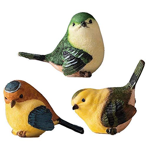 Oiseau en résine Koliyn simulation artisanat ornement maison salon meuble TV