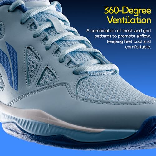 Image of Li-Ning Unisex Halberd Strike Non Marking Badminton Shoes | All Indoor Sports | Lightweight, Breathable & Durable