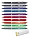 Pilot FriXion Ball Clicker (Knock Retractable Gel Ink Pen) - 0.7 mm - 10 Color Set sortiert (alle 10 Farben | Clicker 0.7 | mit Remover)