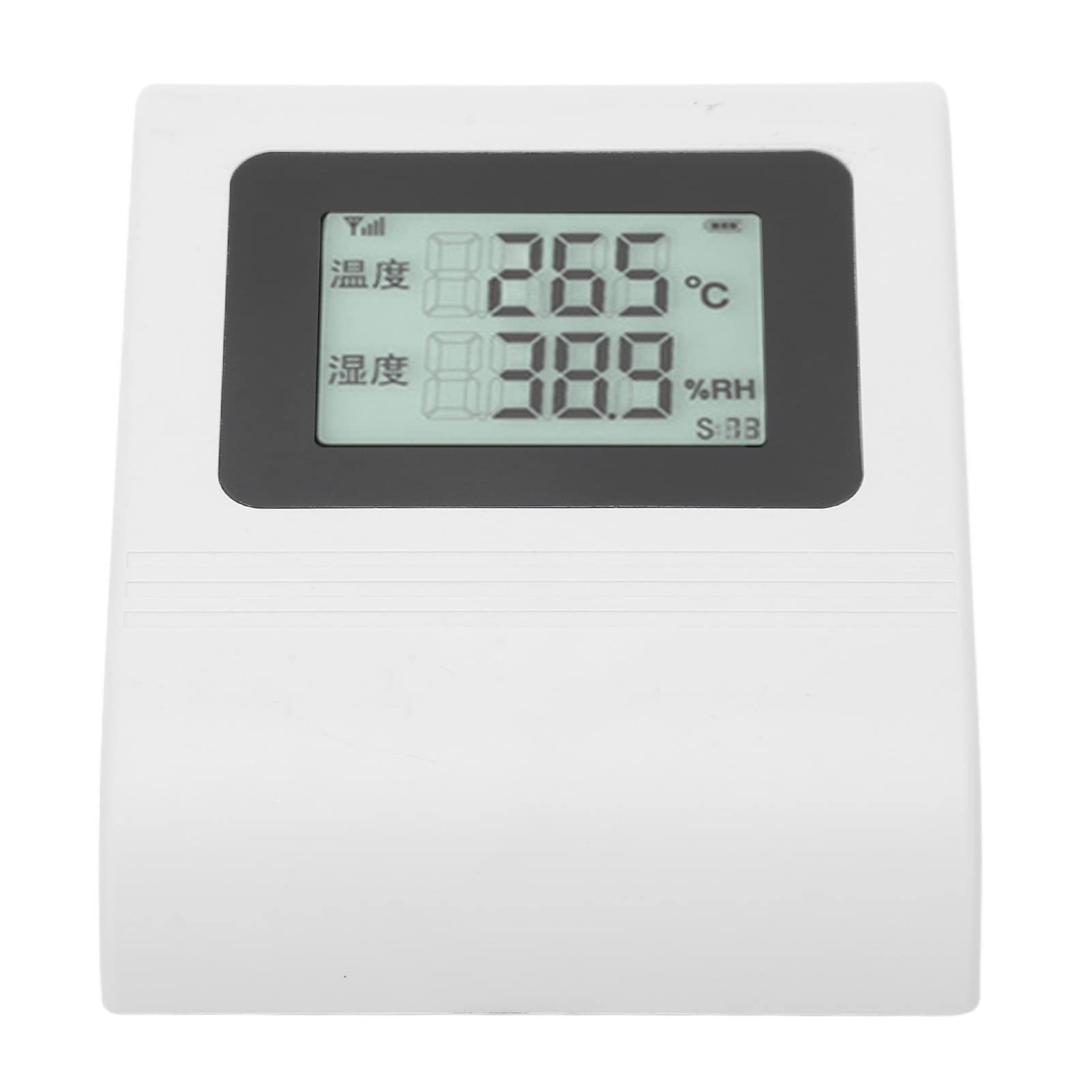 Digital Display Temp Sensor, High Accuracy Low Power Consumption DC 12V Temperature Humidity Sensor IP65 for Warehouses (4‑20mA Output)