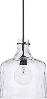 HomePlace Lighting 325717MB Crawford Urban/Industrial Clear Water Glass ...