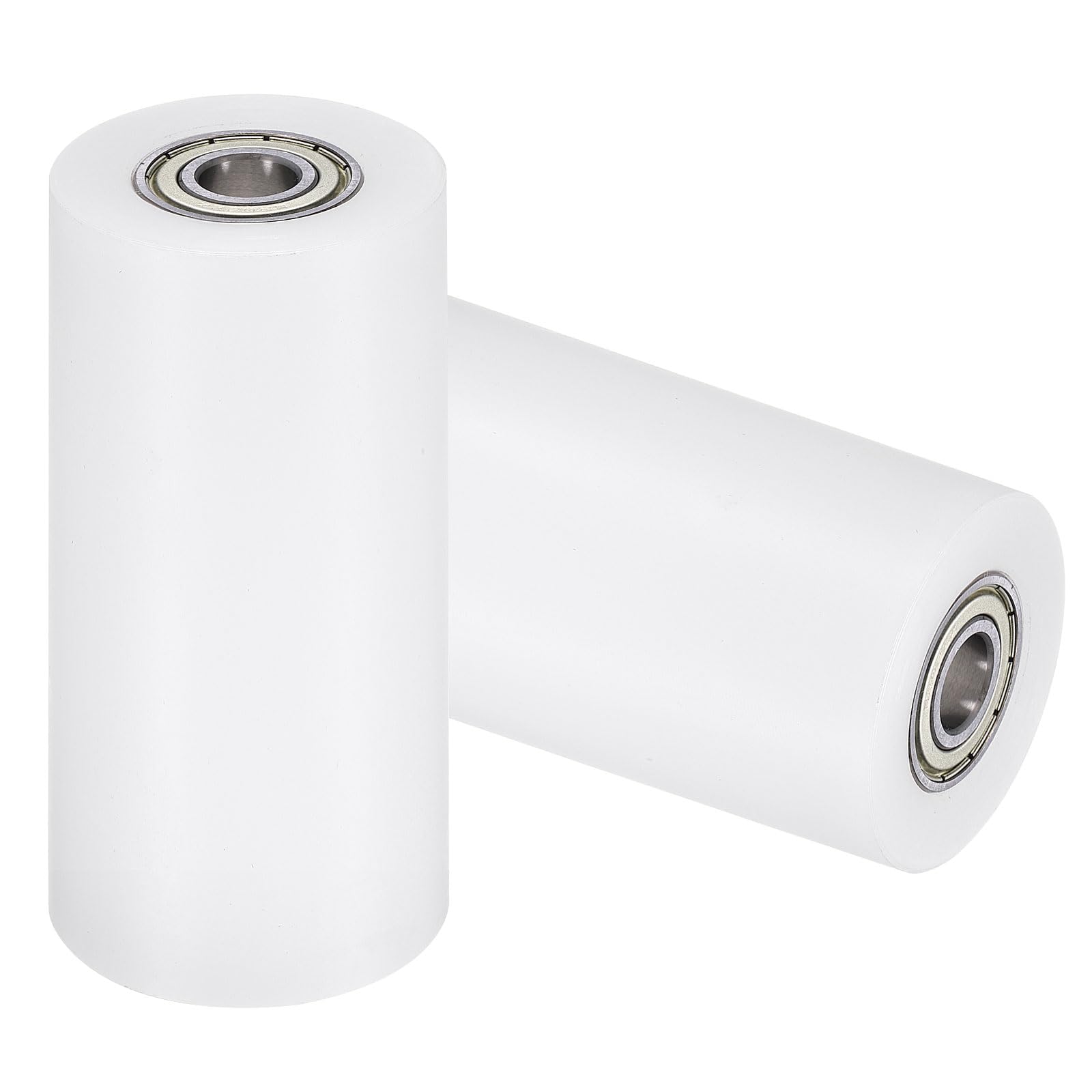 uxcell 2Pcs Nylon Roller Wheel with Bearings, 5/8" Bore x 1-7/8" Width x 4-3/4" Length, CNC Guiding Wheel Flat Belt Idler, Nylon Pulley (White) — Amazon image 31
