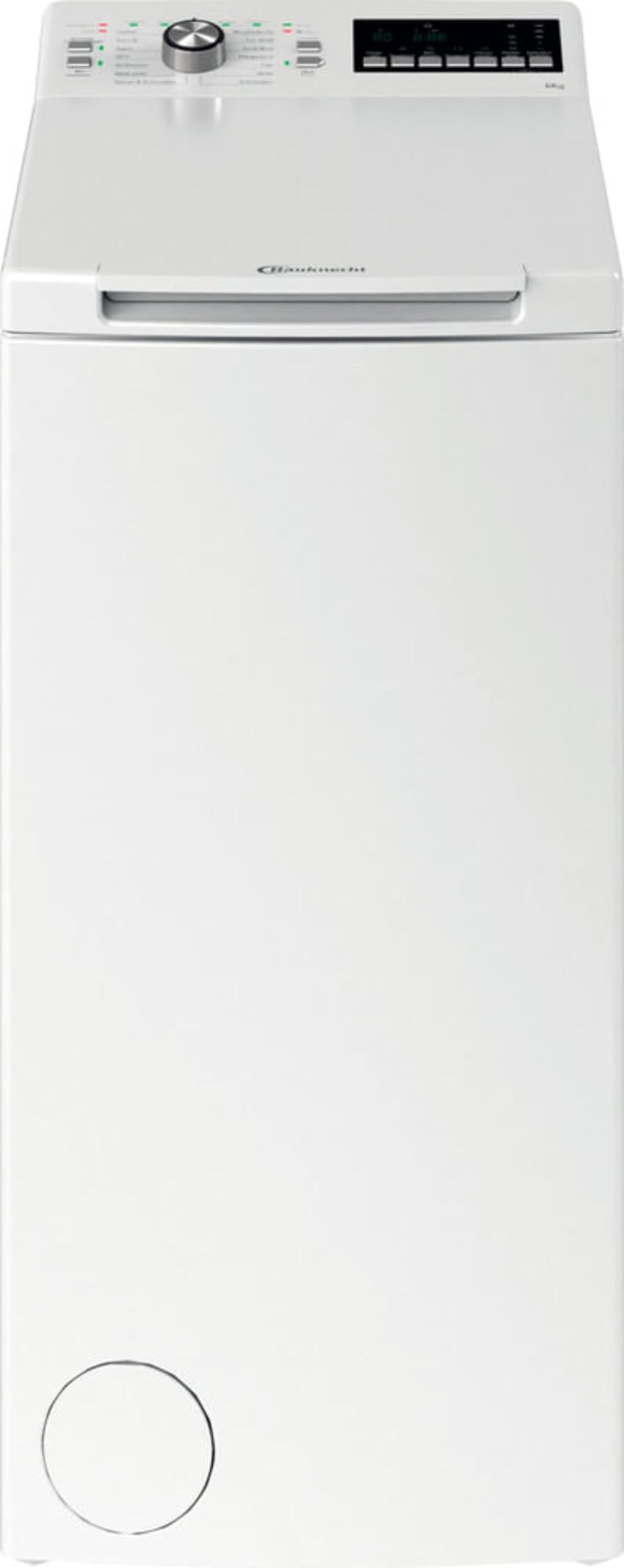 Bauknecht - WTL 56313 C Toplader-Waschmaschine - 6 kg Fassungsvermögen - Antiflecken-Programm ab 15°, Green&Clean, Mehrfachwasserschutz+ - Freistehend - Energieklasse C - 90 x 40 x 60 cm - Weiss