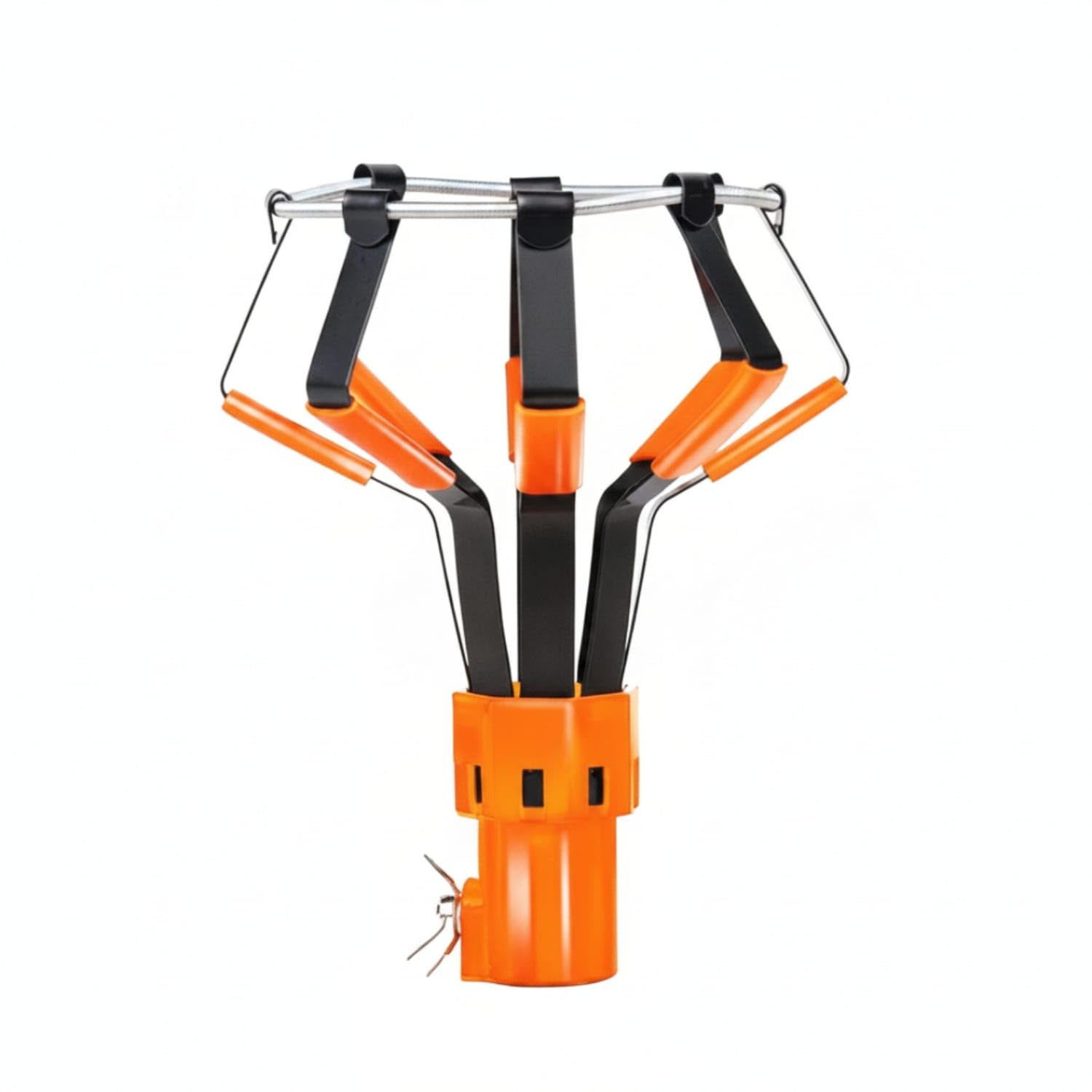 Pole-Mounted Light Bulb Changer Attachment Threaded Bulb Changer with Suction Cup Anti-Slip Hardware for Homeowners, Maintenance Workers, High Ceilings, Stairwells, Orange Large-image-14