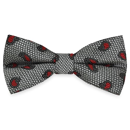 Image of Bow Tie for Men & Boys, Pre-Tied Bowtie Adjustable 9-18in, for Formal Tuxedo, Prom Party, Wedding