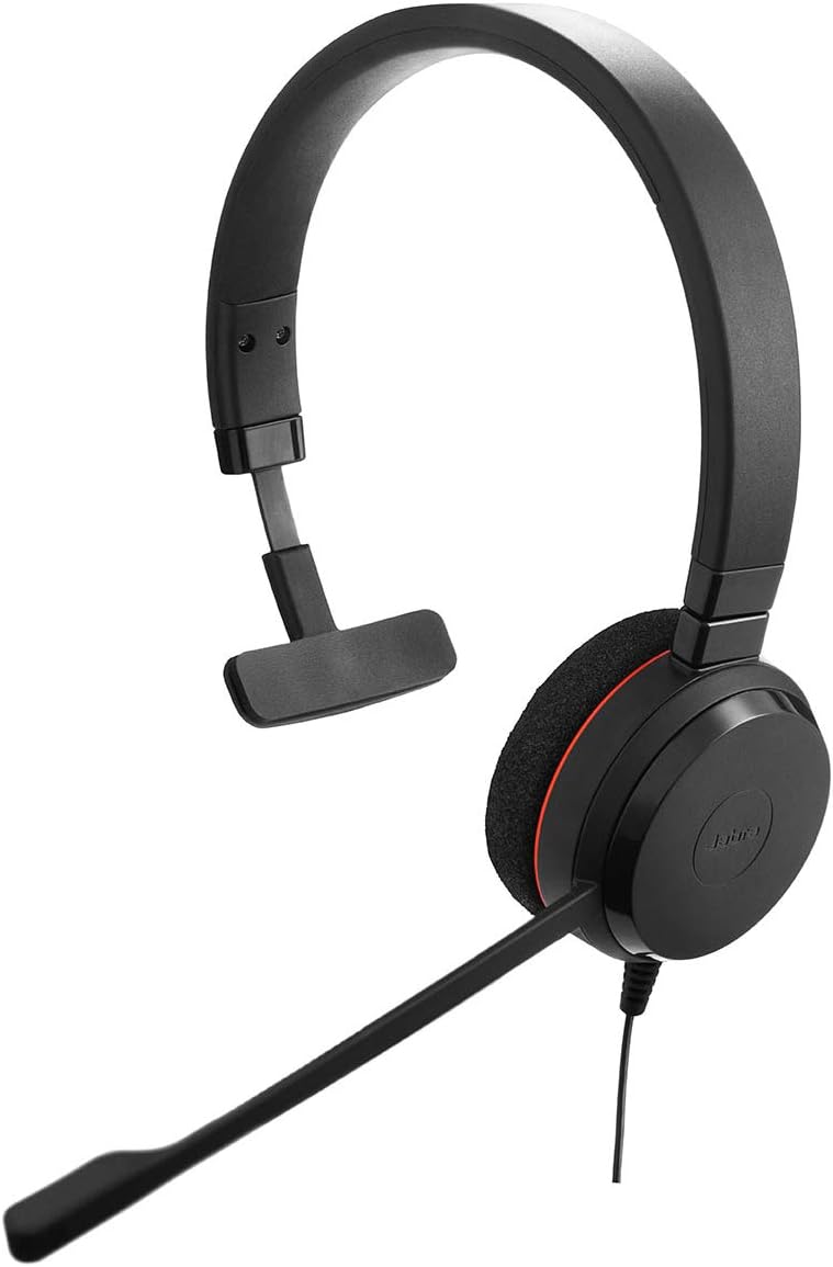 Jabra Evolve 20 MS Teams Wired Headset, Mono Telephone