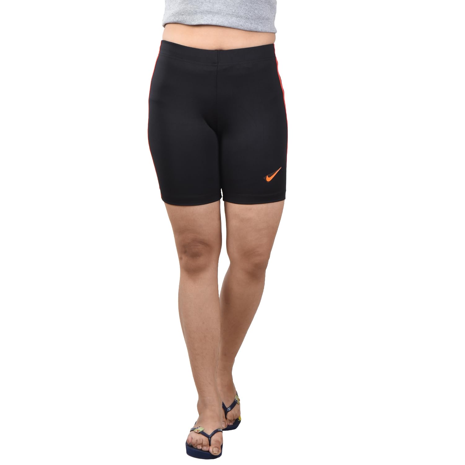 Soft Gym Sports Black Shorts (S-36)-image-1