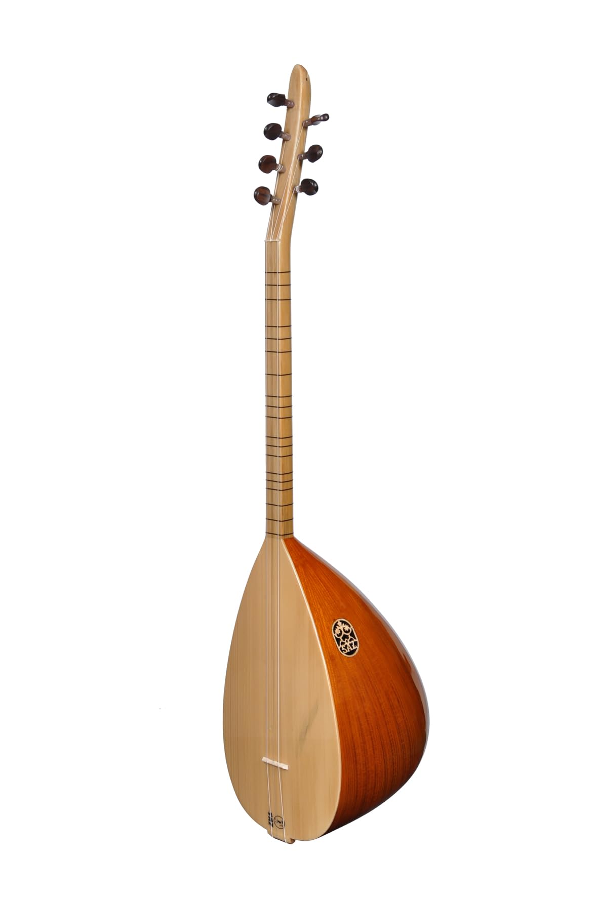 Zaza Percussion - Amazing New!! Turkish Professional Saz Baglama Long Neck Mulberry+ Soft Case - Image 2