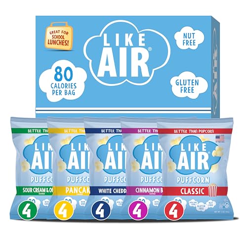 Like Air Puffcorn variety pack box