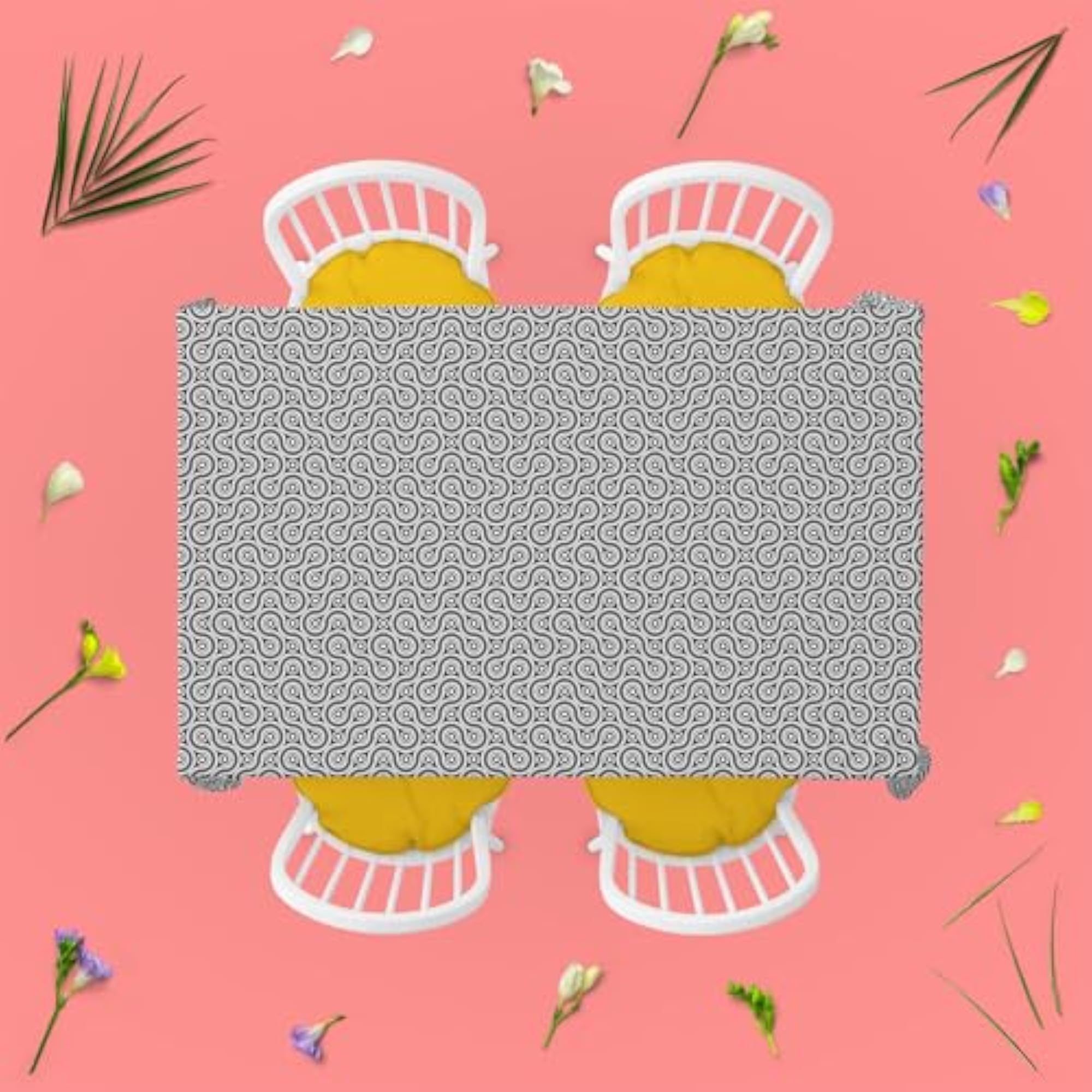 Infinite Line Table Cloth Cover for Dining & Center Table