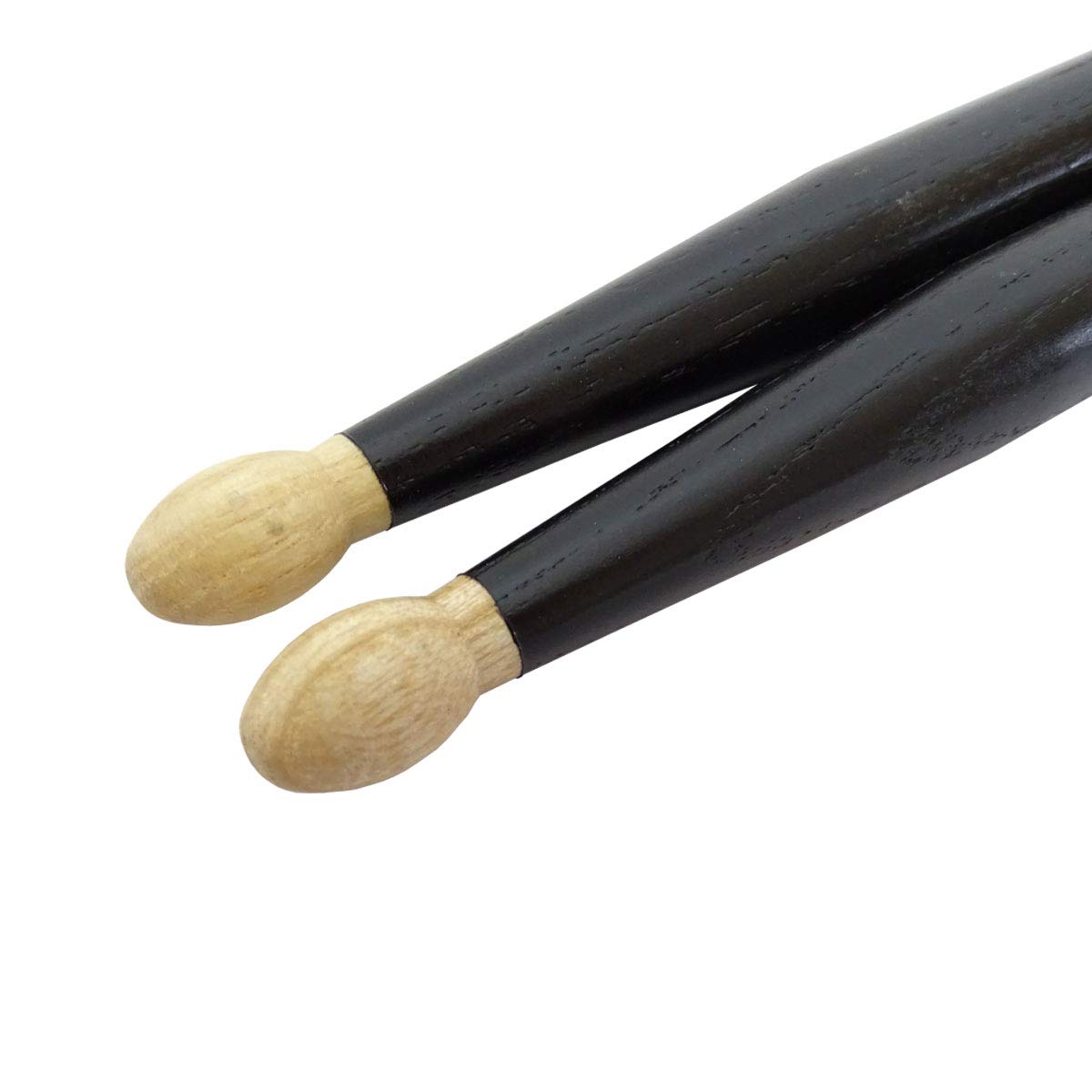 Keepdrum 5BB Black Hickory - Bacchette per batteria, 12 paia, colore: Nero