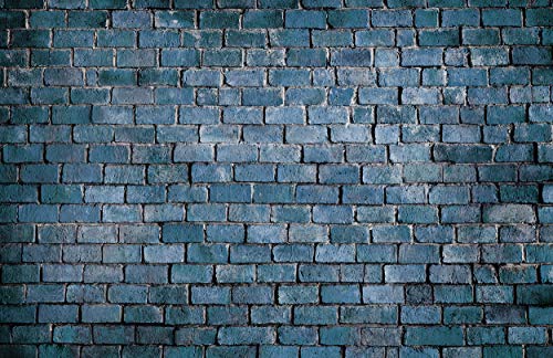 Image of DWELLSINDIA 3D Brick Midnight Blue Self Adhesive Wallpaper Waterproof, Scratch Resistant, Laminated 41cmx244cm