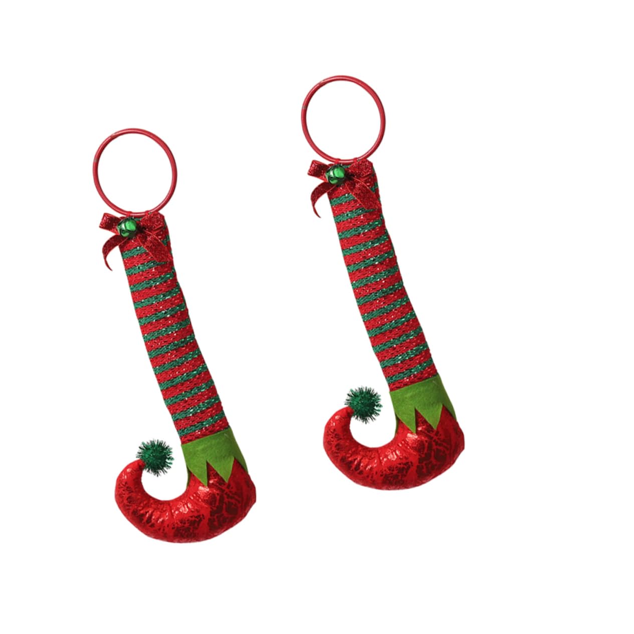 Ciieeo Lot De 6 Bottes D' À Paillettes Décoration De Bottes d'arbre Jambes D' pour Couronne Décoration De Nativité Crochet Cintre Décoration De Cheminée Arbre De Noël