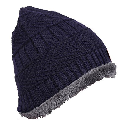 Image of iSWEVEN Fashionable Woolen Beanie Cap for Men- (4014, Free Size)