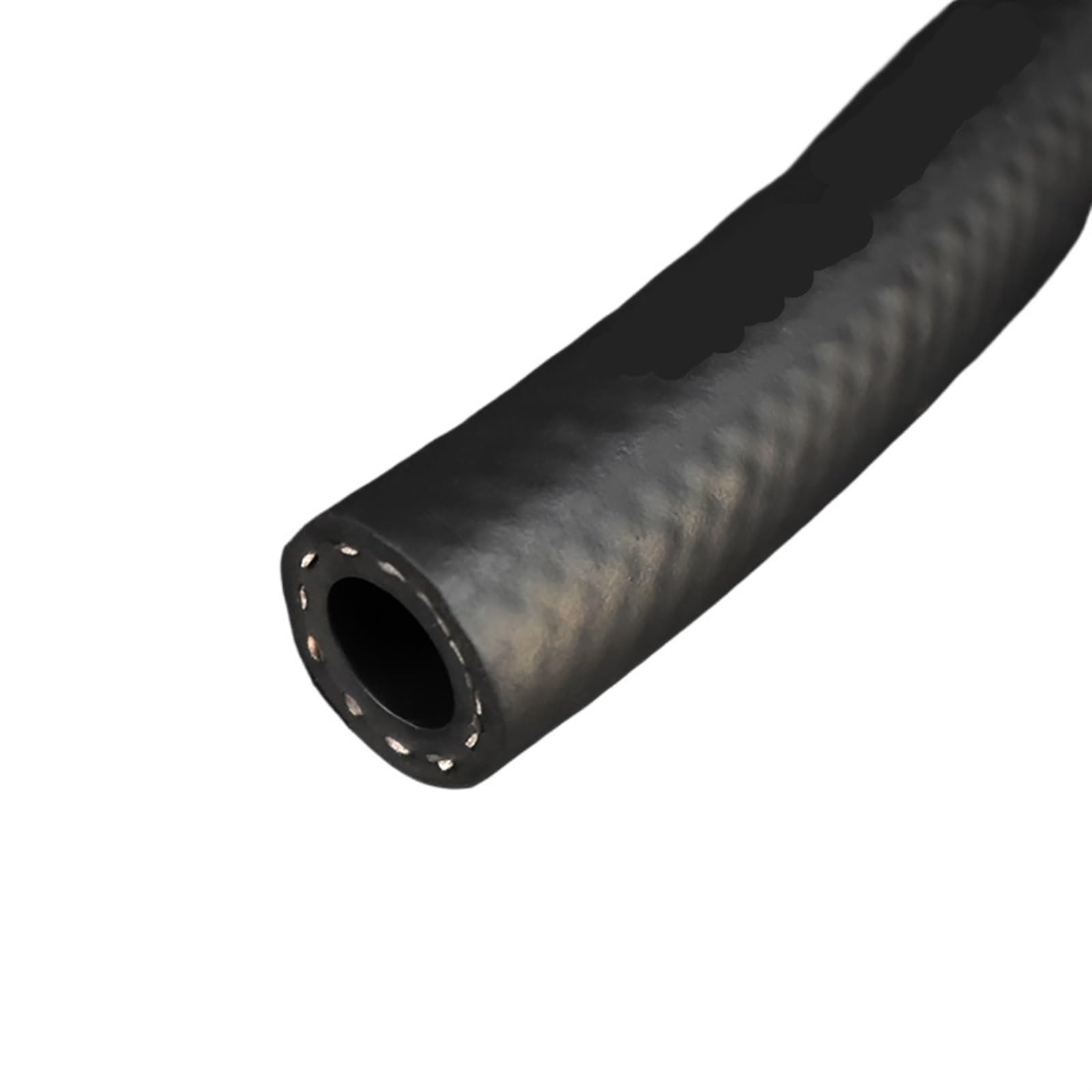 Tubo Gasolina Moto Manguera de gasolina de 1 m, tubería for motor diésel, tubería de combustible de alta presión, resistente a altas temperaturas, tubería de goma negra for suministro de aceite(Inside
