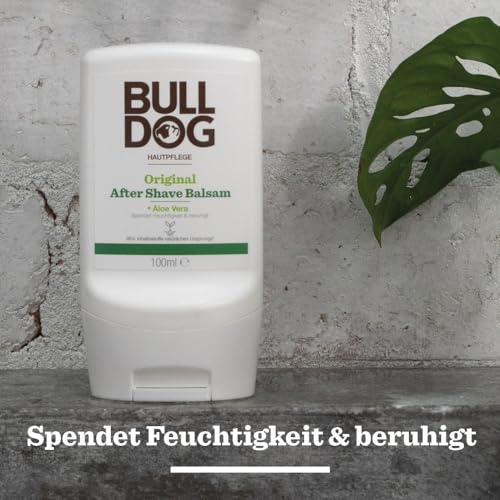 BULLDOG - Nassrasur für Männer | Original After Shave Balsam | Für normale Haut & mehr Feuchtigkeit | 100ml