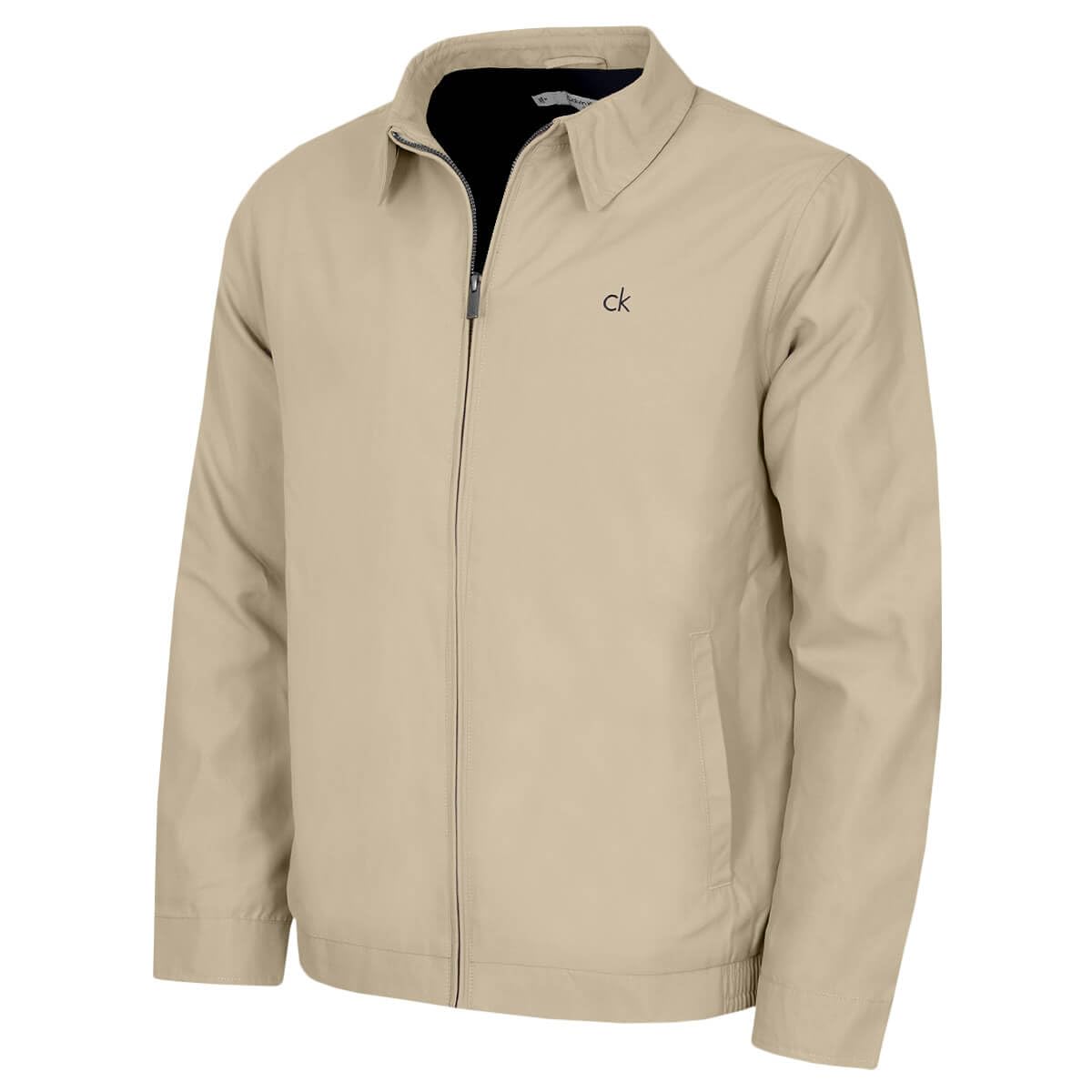 Calvin Klein Mens Hawkins Classic Stylish Jacket - Stone - XXL