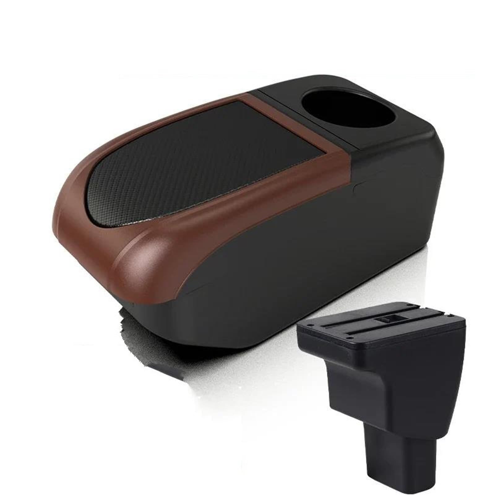 Dtsgcx A3 Brown For Hyundai I10 Car Interior Parts Details Retrofit Armrest Storage Box Styling Accessories(A3 Brown)