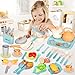 JEDWKFA 48 Piezas Cocina Juguete Imagen de JEDWKFA 48 Piezas Cocina Juguete