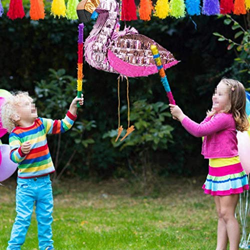 Opytr Russian Nesting Pink Flamingo Paradise，Birthday Party Supplies Eco-Friendly Foil Pinata Props Suitable For All Kinds Of Festivals And Parties Decoration Handmade (Color : A) #TOP5