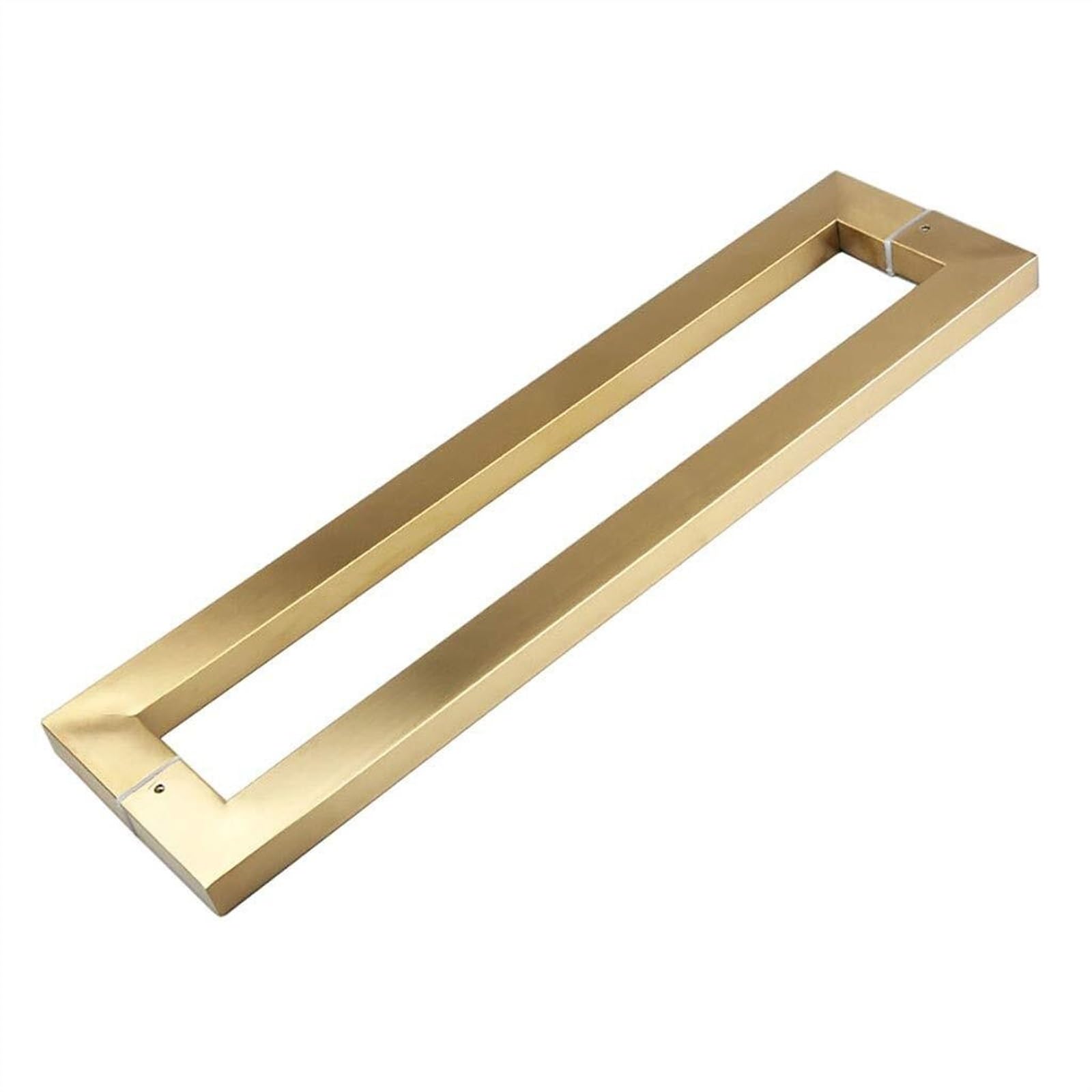 Wdsopk Gold Door Hardware,Modern Minimalist Office Hotel Glass Door Push-Pull Door Sliding Door Handle Titanium Stainless Steel Square Tube Handle,5 Lengths