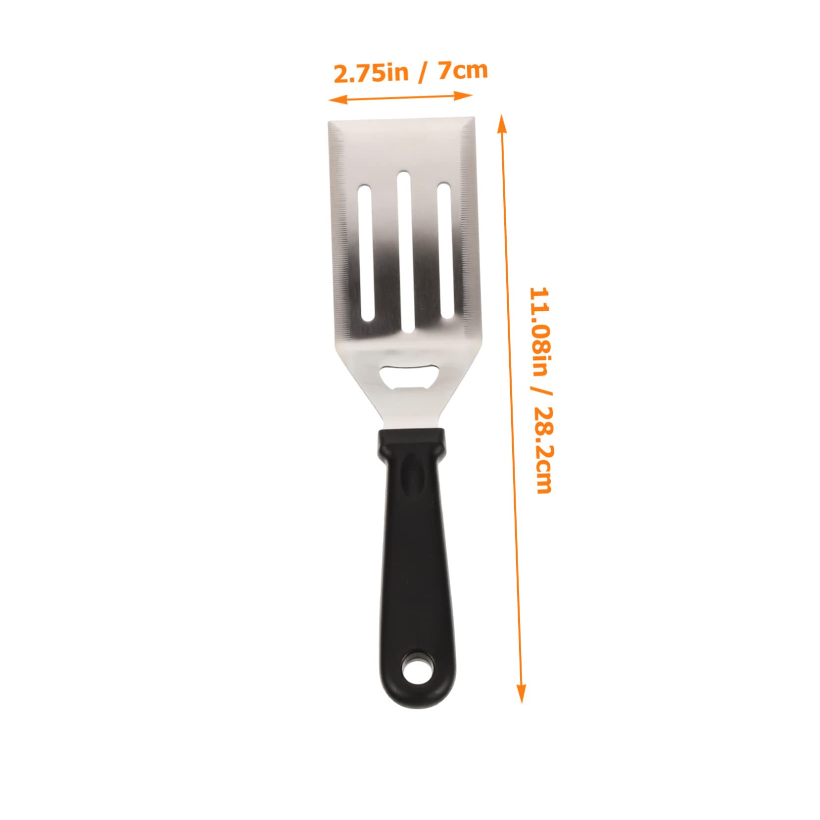 STOBAZA Stainless Steel Cooking Spatula Set Baking Flipper Grill Accessories Pancake Turner Small Metal Spatula