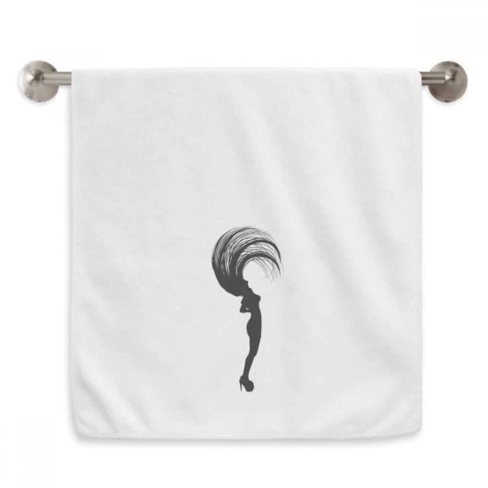 Serviette de sport saut éducation physique blanche 33x74 cm douce pour gym