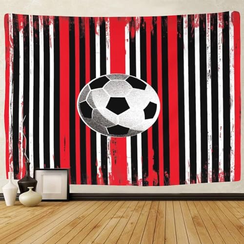 Tenture murale football en polyester doux lavable pour deco interieure - 2