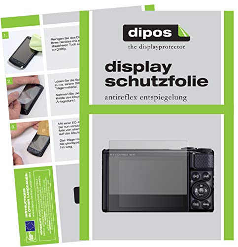 dipos I 6x Screen Protector matte compatible with Canon PowerShot SX740 HS Protection Films