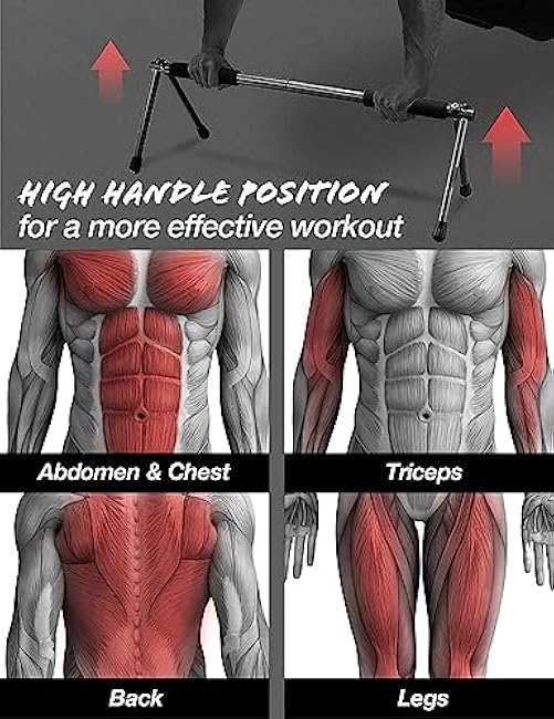 Push Up Bar ¨C Folding Dip Bar for Home Workout, Lightweight & Portable Strength Training Equipment for Men & Women, Indoor & Outdoor Use (Hawk)