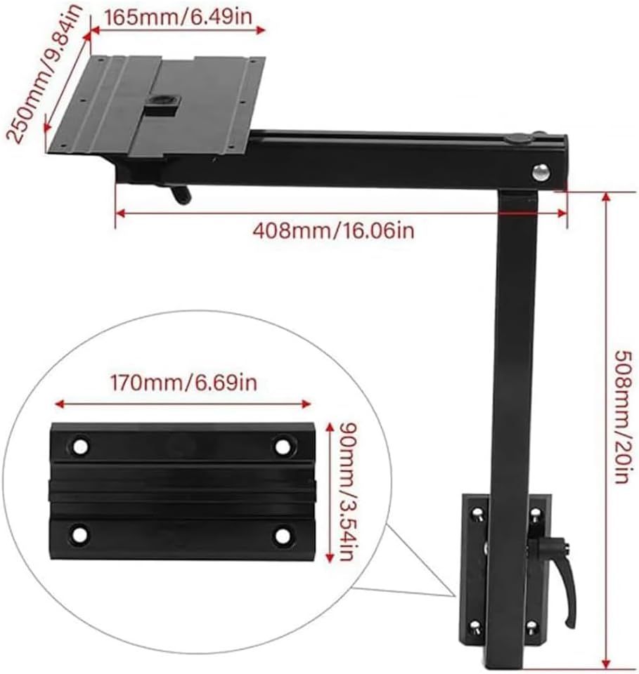 Telescoping RV Table Leg Adjustable Table Support,Swivel Table Leg,Removable Aluminum Alloy Rv Table Leg Bracket for Campervan