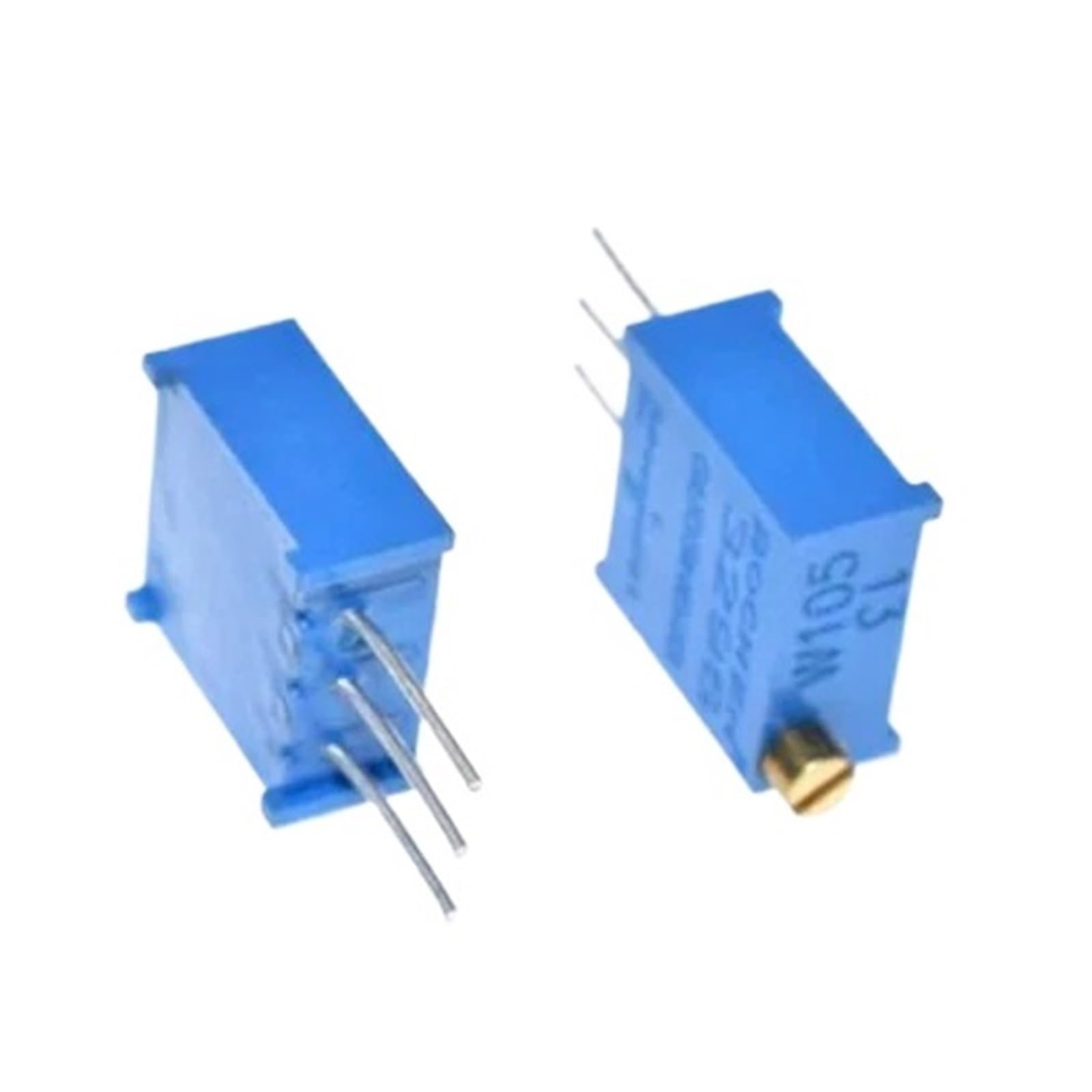 YMUGUEGH (13 pcs = 13values X1pcs) 3296 100-1M 0.5w 3296w Variable Resistors MultiTurn adjustable Potentiometer kit