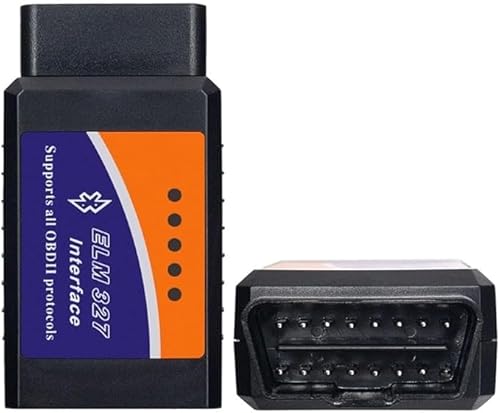 ELM327 OBD2 診断機 OBD2 スキャンツール V1.5 自動車 故障診断機 iPhone-iOS-Androidに適用 日本語マニュアル付き(ELM327 Bluetoothタイプ ブラック)