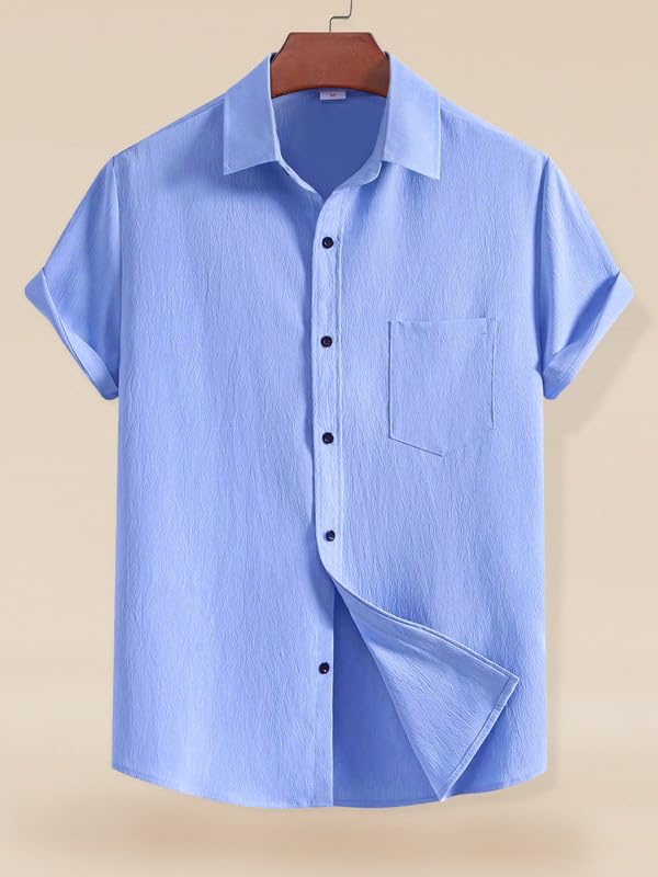 Image of Tee Projekt Textured Shirts for Men || Casual Shirt for Men || Comfortable and Stylish for Every Wardrobe