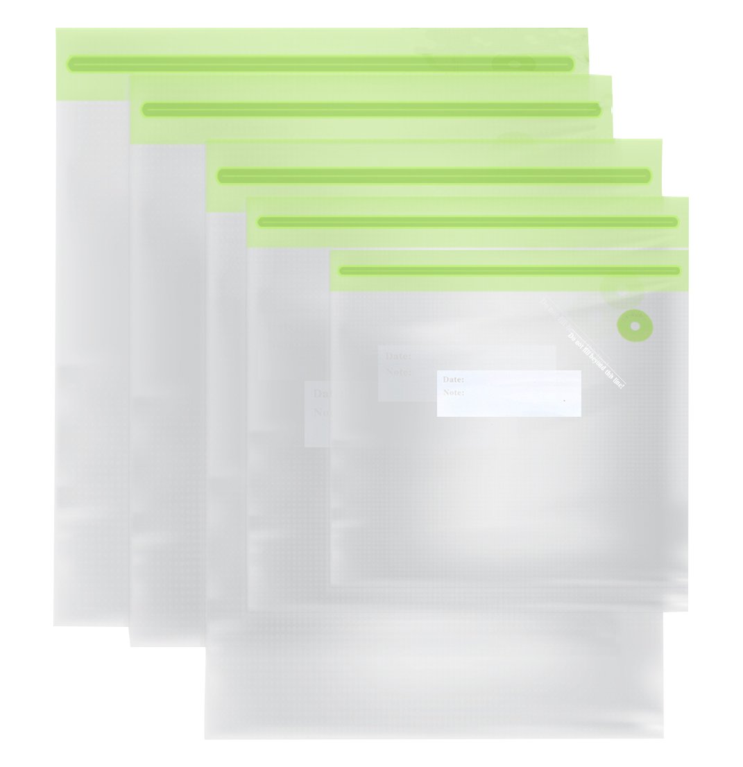 TM ElectronTMVAC270 Set of 10 Reusable Plastic Vacuum Bags