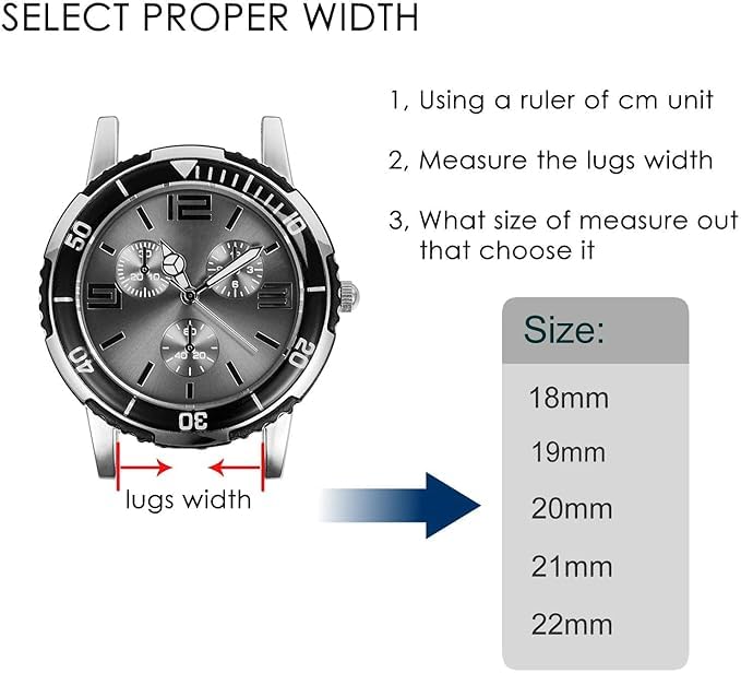 Image of CERLINK 4Pcs 22mm SmartWatch Strap with Black Buckle for Fire Boltt /Boat /Noise /Amazfit /Oxy /Pulse /Beat /Boat Storm & All 19mm Lugs Watches