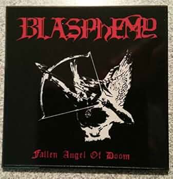 Amazon.com: BLASPHEMY-FALLEN ANGEL OF DOOM-PRINTED ENAMEL METAL