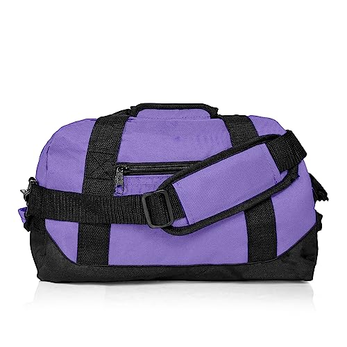 Image of DALIX 14 inch Small Duffle Bag Two Toned Gym Travel Bag
